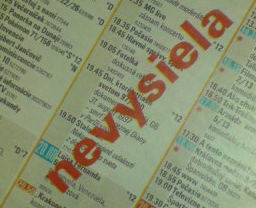 Program Luny na 6. okt&oacute;bra 2001 uverejnen&yacute; v časopise Eurotelev&iacute;zia